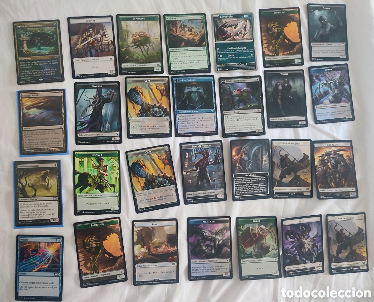 Coleccionismo Cromos antiguos: Magic, lote de 375 cartas variadas.