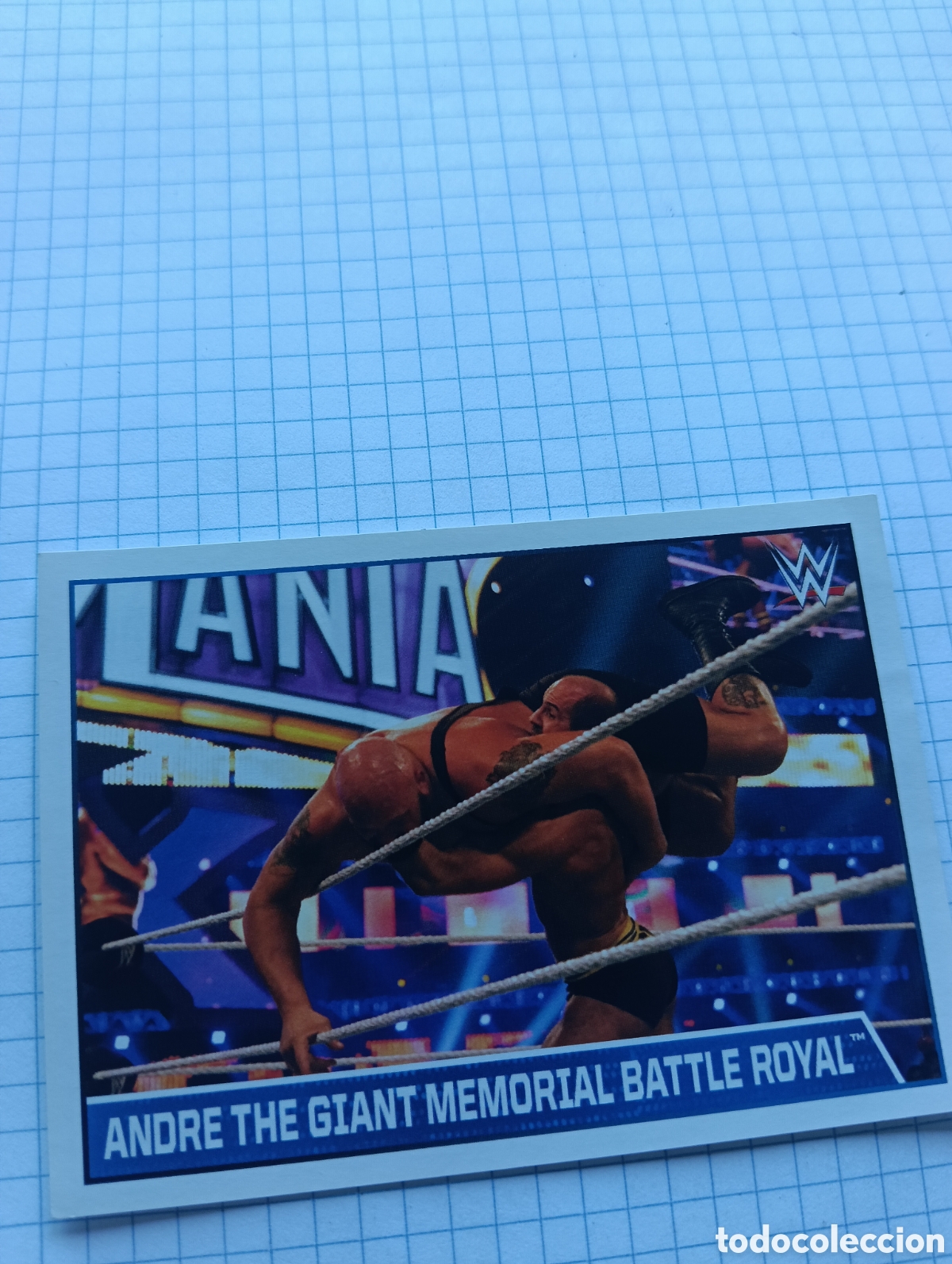 Coleccionismo Cromos antiguos: Cromo 109 Topps 2015 Presing catch WWE