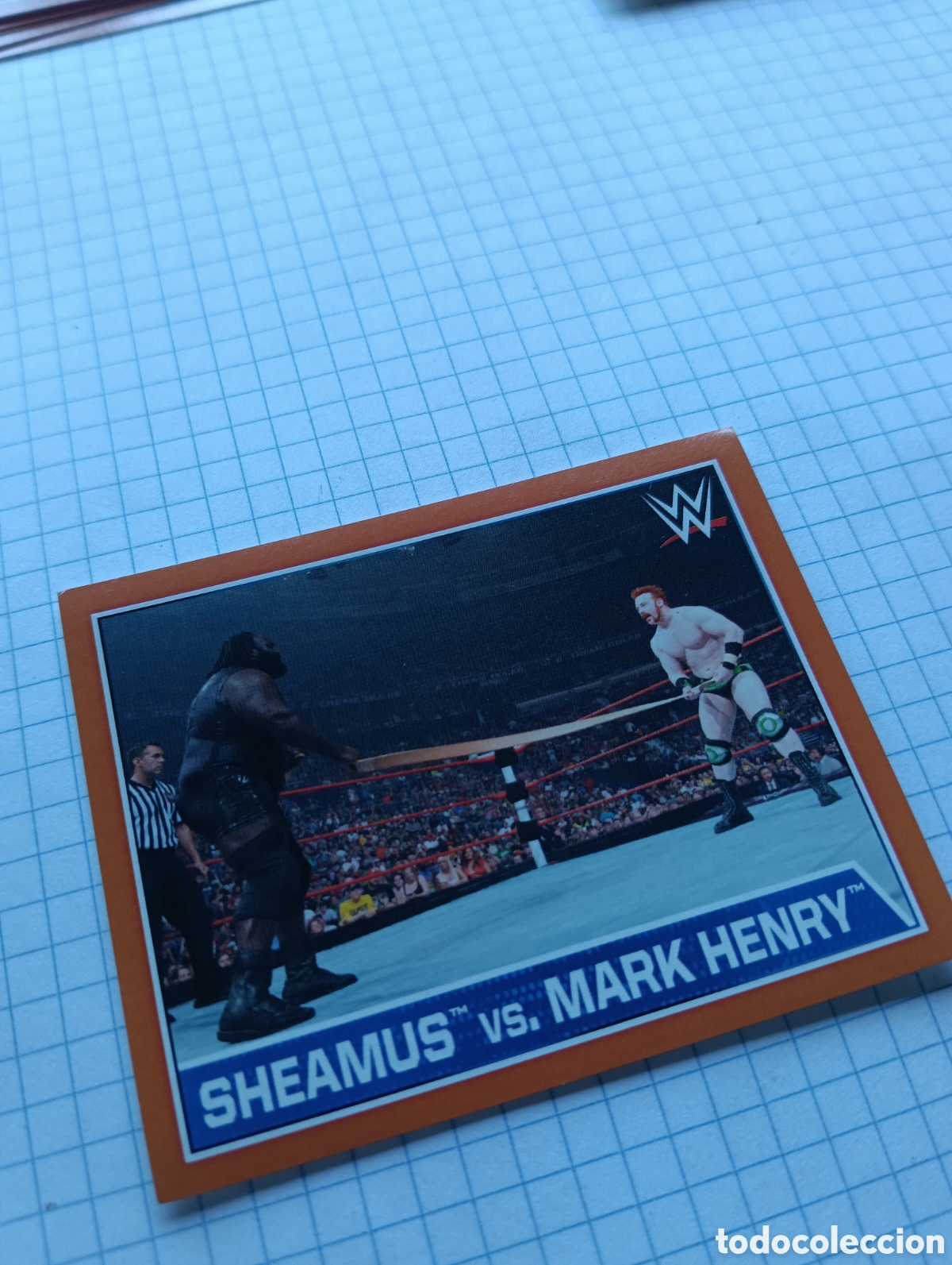 Coleccionismo Cromos antiguos: Cromo 165 Topps 2015 Presing catch WWE