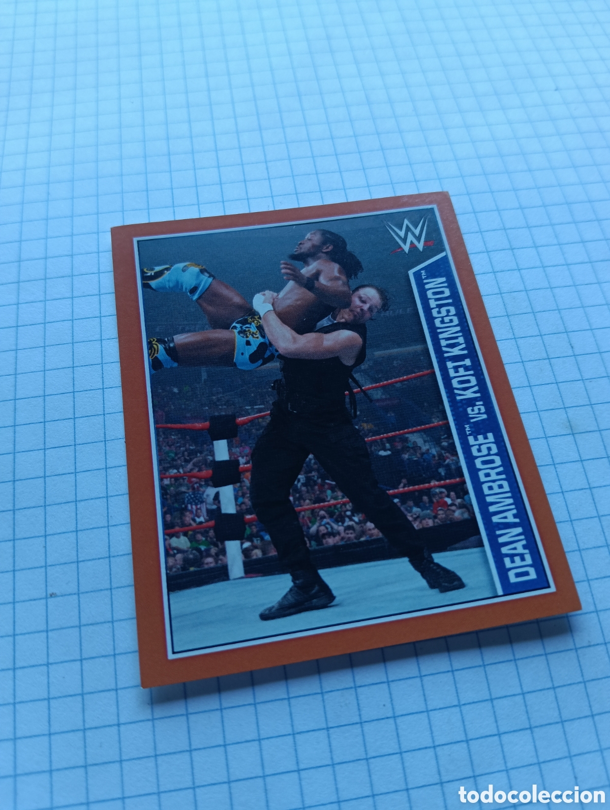 Coleccionismo Cromos antiguos: Cromo 164 Topps 2015 Presing catch WWE