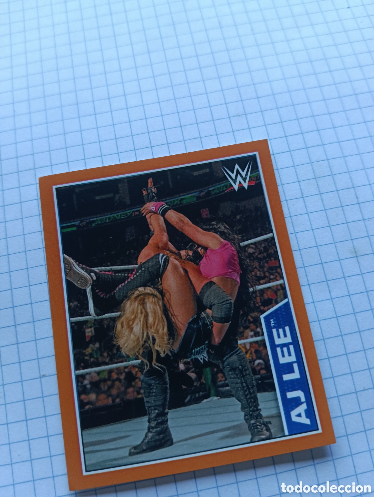 Sammeln alte Sammelbilder: Cromo 122 Topps 2015 Presing catch WWE