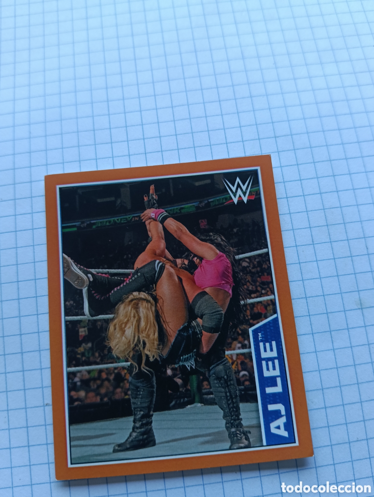 Sammeln alte Sammelbilder: Cromo 122 Topps 2015 Presing catch WWE