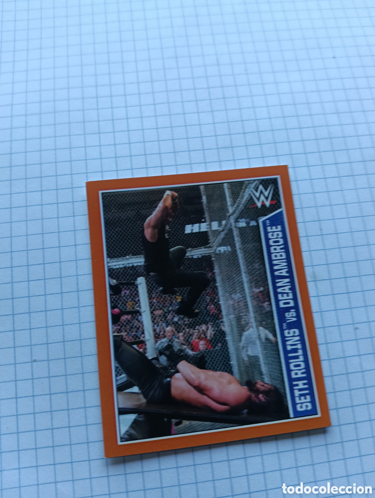 Sammeln alte Sammelbilder: Cromo 118 Topps 2015 Presing catch WWE