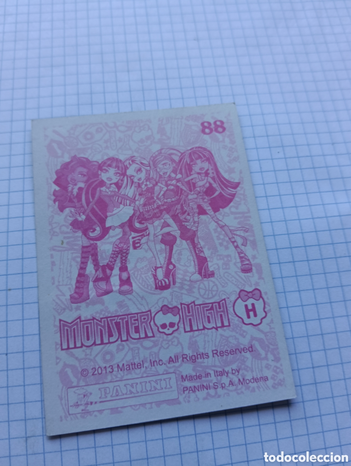 Coleccionismo cromos antiguos: Cromo 88 Monster High 2013 Panini - Foto 2
