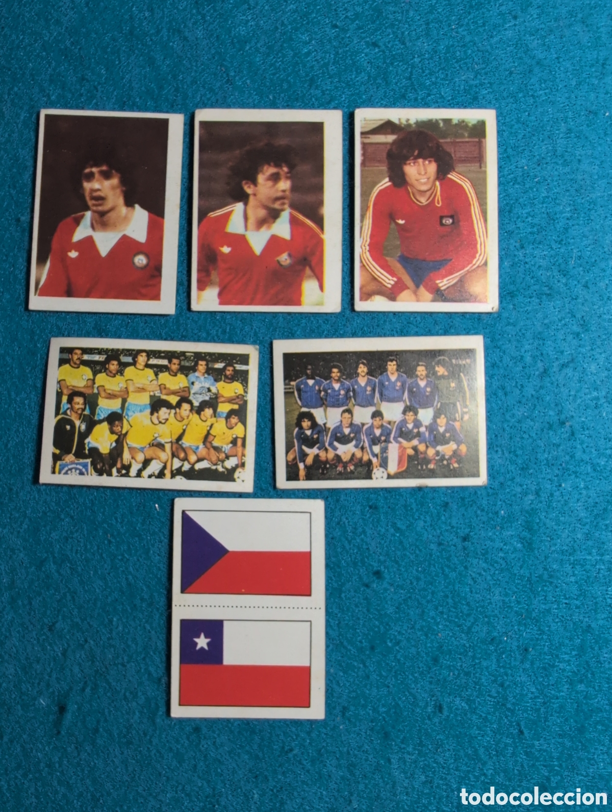 Collezionismo Figurine antiche: 6 cromos mundial 82 ediciones fher