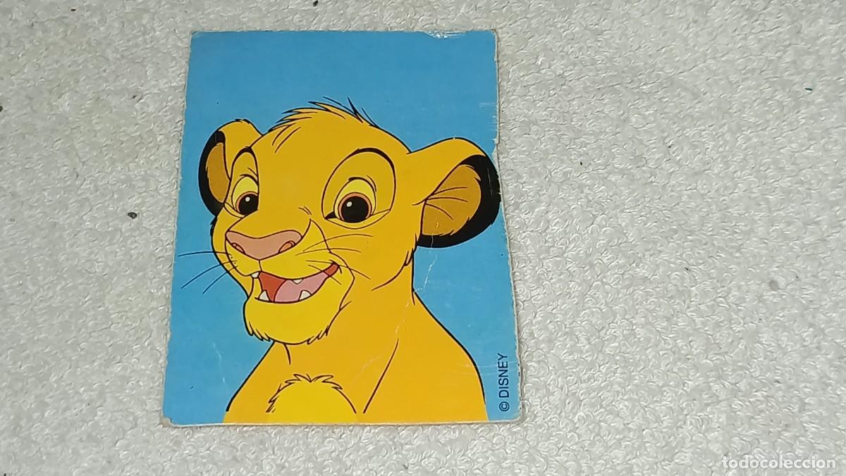 Collezionismo Figurine antiche: ANTIGUO CROMO TARJETA LETRA A DEL POSTER NESTLE EL REY LEON DE PANINI A&Ntilde;OS 90