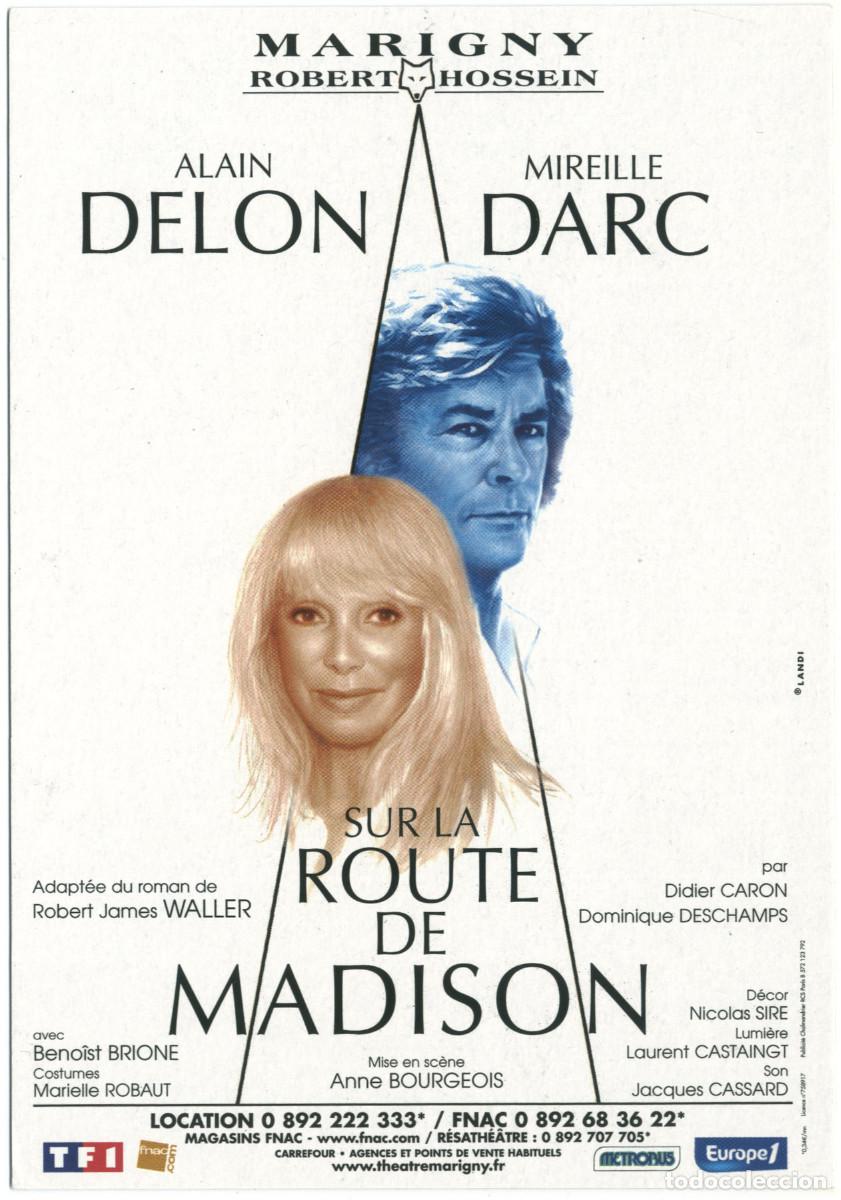 Collezionismo Figurine antiche: Marigny (Paris). Sur la route de MAdison, de Robert James Waller; dir. Anne Bougeois