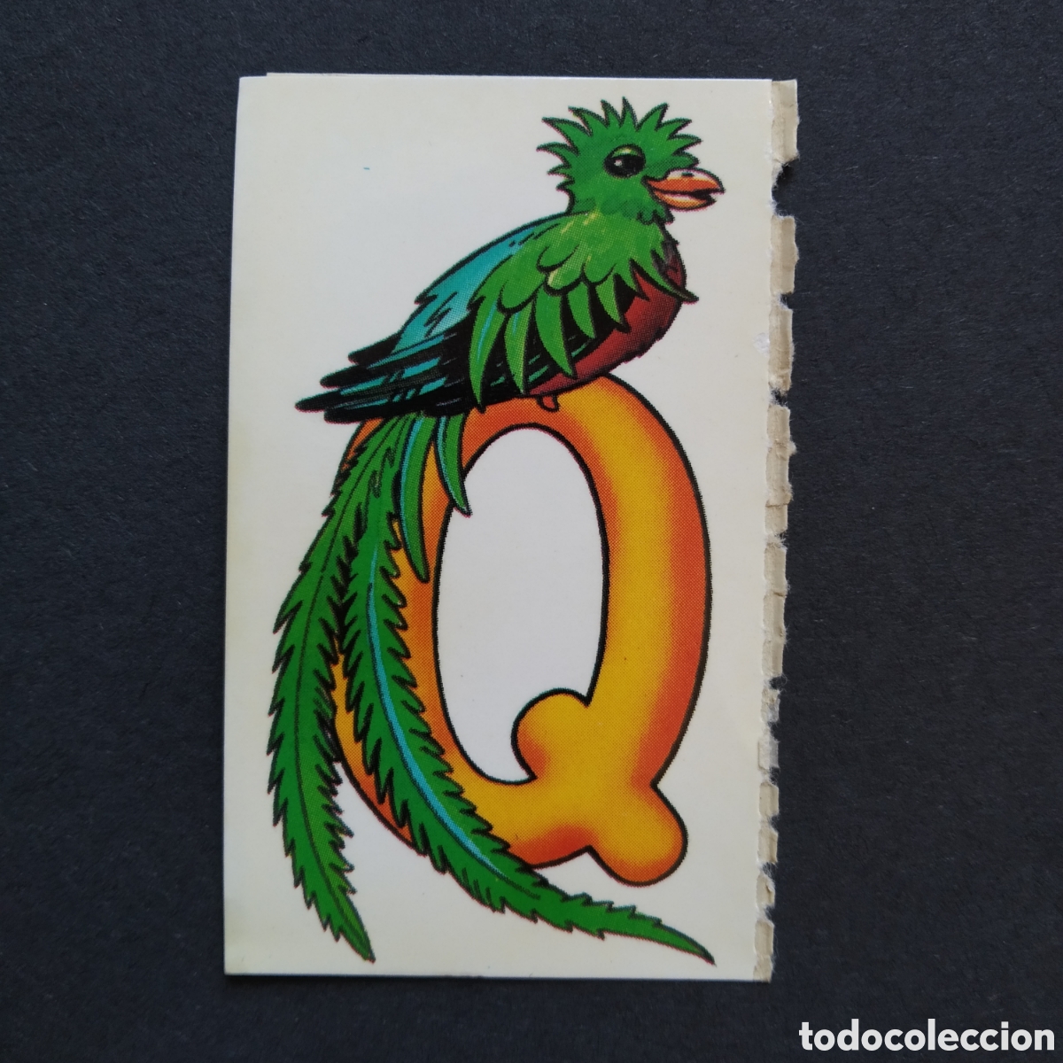 Colecionismo Cromos antigos: CROMO - Q DE QUETZAL - ANIMALETRAS, FAUNA EN PELIGRO - A&Ntilde;O 1995 - BOLLYCAO