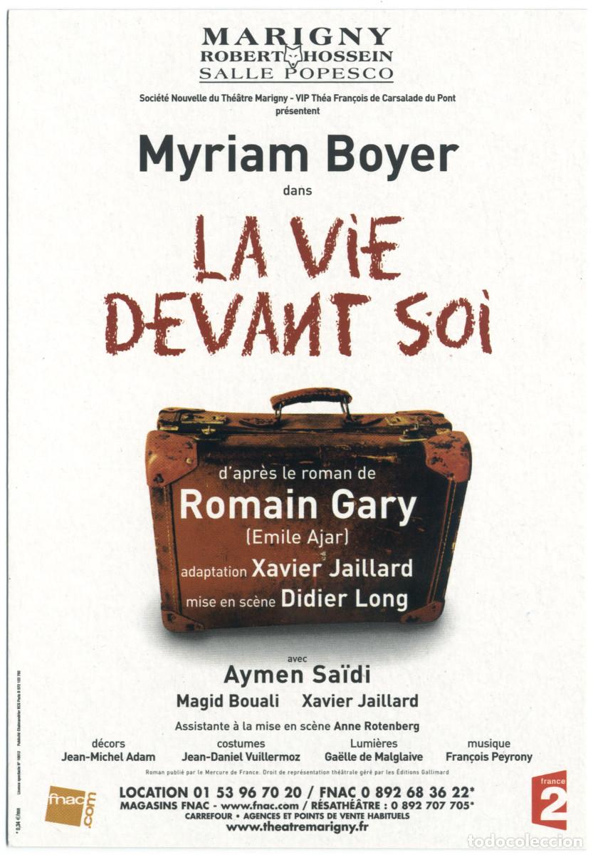 Coleccionismo cromos antiguos: Marigny (Paris. 2007). La vie devant soi, de Romain Gary; dir. Didier Long - Foto 1