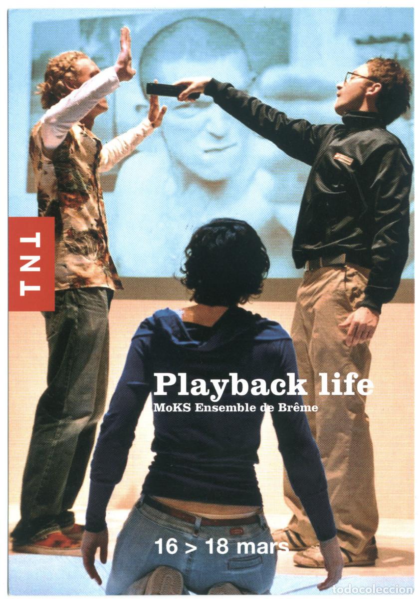 Coleccionismo Cromos antiguos: Th&eacute;&acirc;tre National (Toulouse). Playback life de MoKS & Ensemble de Br&ecirc;me; dir. Klaus Schumacher