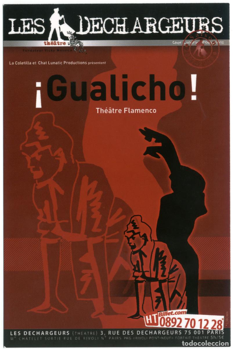 Coleccionismo Cromos antiguos: Les Dechargeurs (Paris. 2008). Gualicho, th&eacute;&acirc;tre flamenc, de Ane Auteur; dir. Isabelle Fran&ccedil;ois
