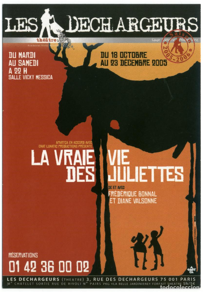 Sammeln alte Sammelbilder: Les Dechargeurs (Paris). La vraie vie des Juliettes, de Fr&eacute;derique Bonnal & Diane Valsonne dir. Rola