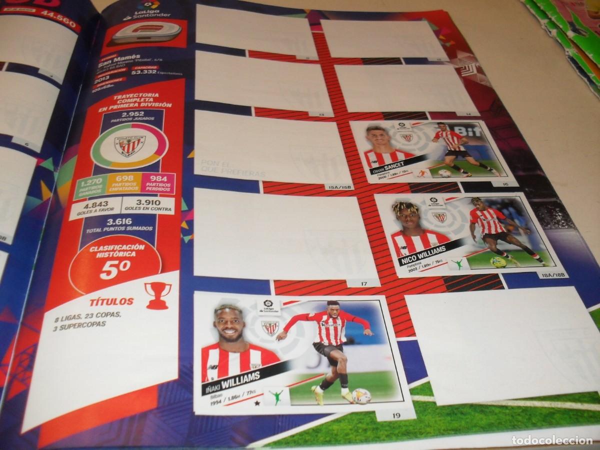 Coleccionismo Cromos antiguos: LAMINA,CON 3 CROMOS(LEASE)N&ordm; 7-8,COLECCION OFICIAL CROMOS,LIGA 2022-2023.PANINIA