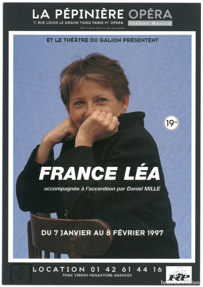 Coleccionismo Cromos antiguos: Th&eacute;&acirc;tre P&eacute;pini&egrave;re Op&eacute;ra (Paris. 1997). France L&eacute;a