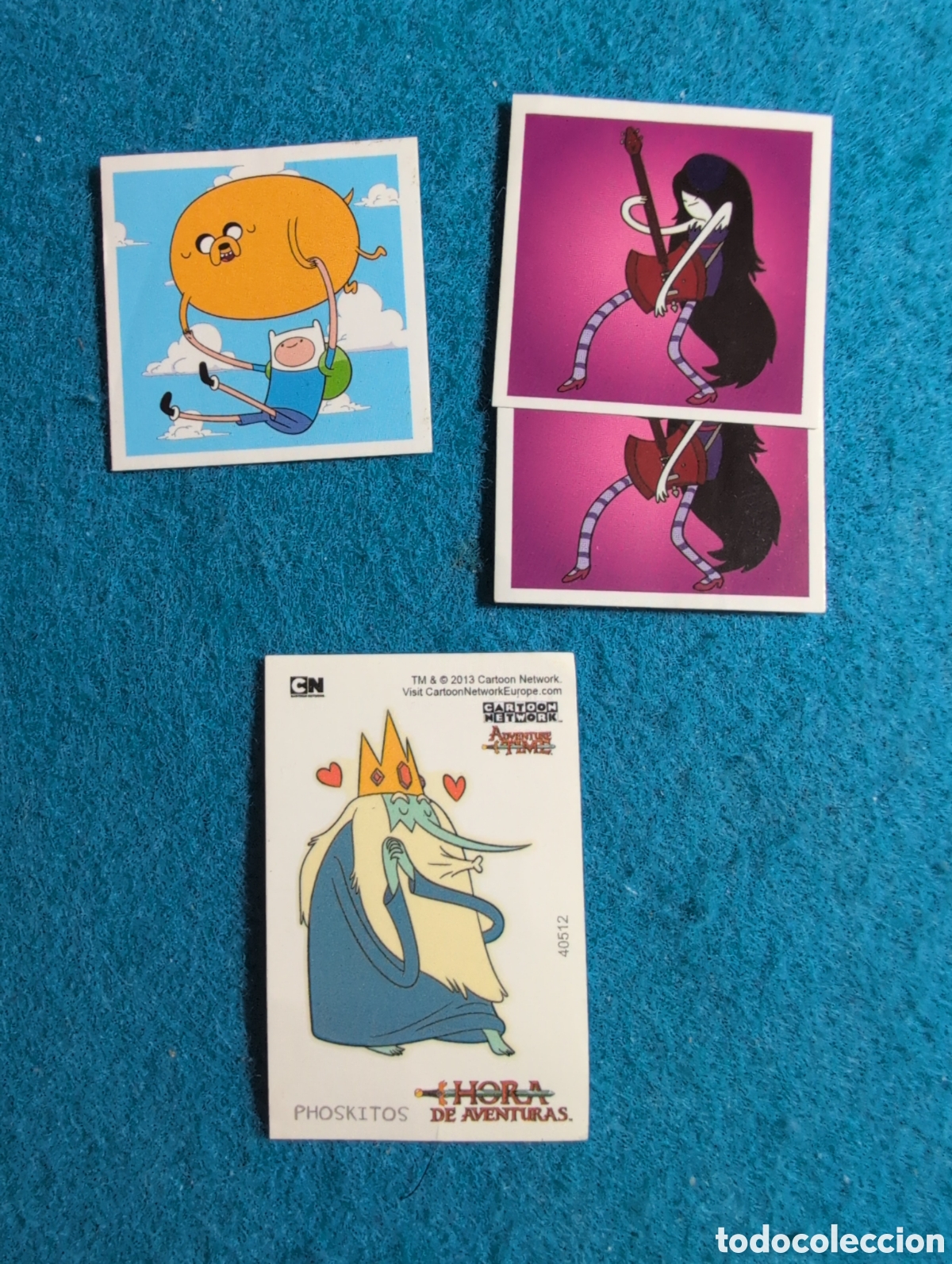 Coleccionismo Cromos antiguos: Aventure time phoskitos y tosfrit