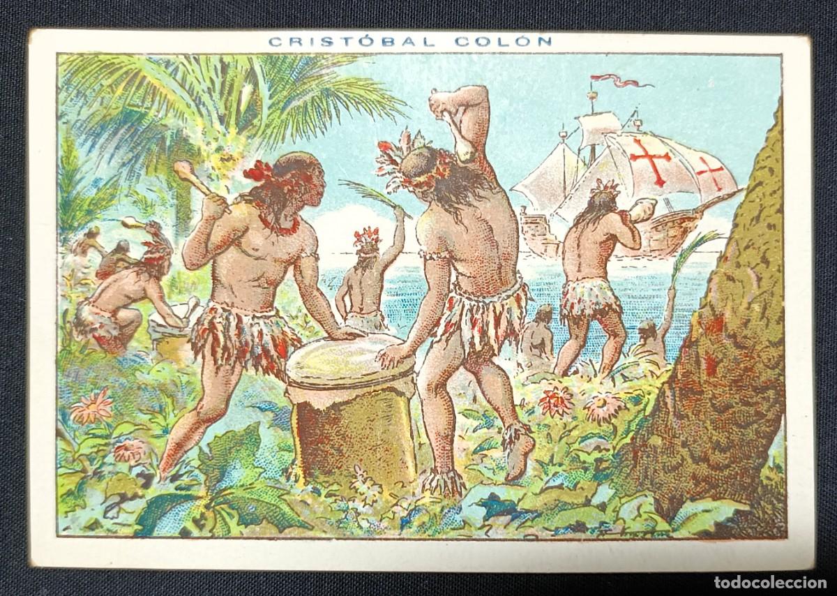 Coleccionismo cromos antiguos: CROMO CRIST&Oacute;BAL COL&Oacute;N N&ordm; 118.CHOCOLATES JUNCOSA - Foto 1