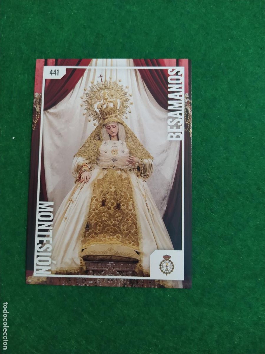 Colecionismo Cromos antigos: Holy cards Sevilla semana santa 2026 BESAMANOS N&ordm; 441 MONTESION