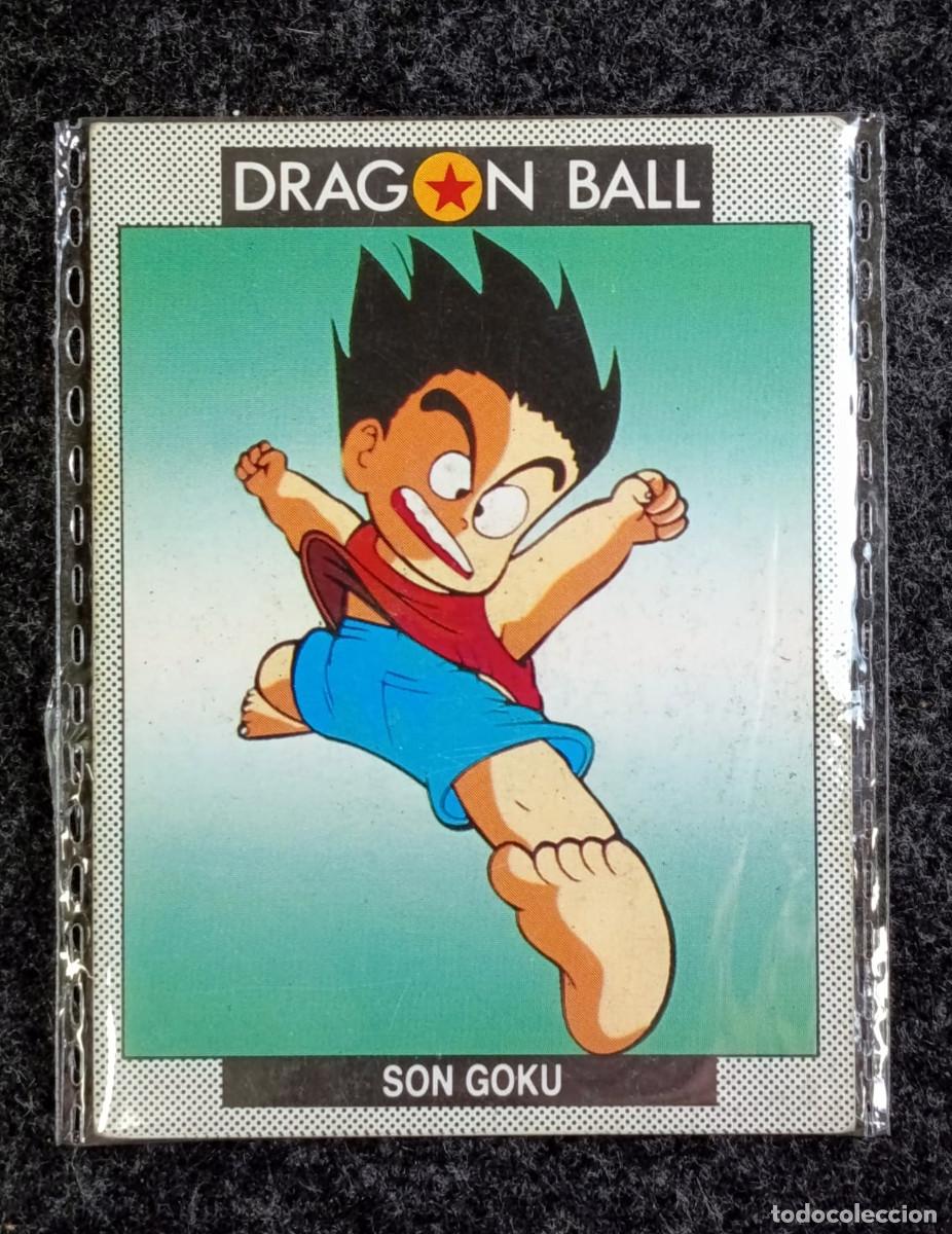Collectable Antique Stickers: Tarjet - Card, Cromo N&ordm; 3 Son Goku, Colecci&oacute;n 90 personajes de Dragon Ball y Dragon Ball Z, 1989