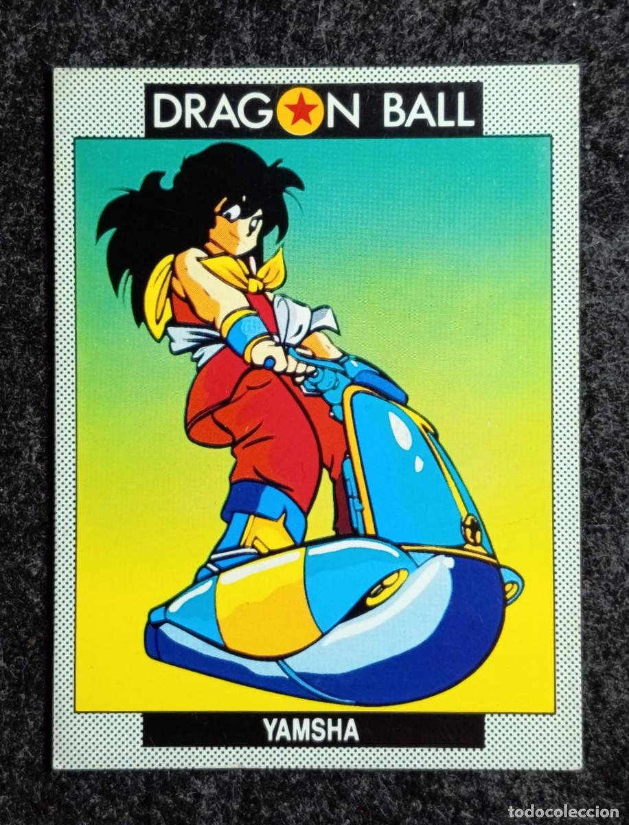 Collectable Antique Stickers: Tarjet - Card, Cromo N&ordm; 40 Yamsha, Colecci&oacute;n 90 personajes de Dragon Ball y Dragon Ball Z, 1989