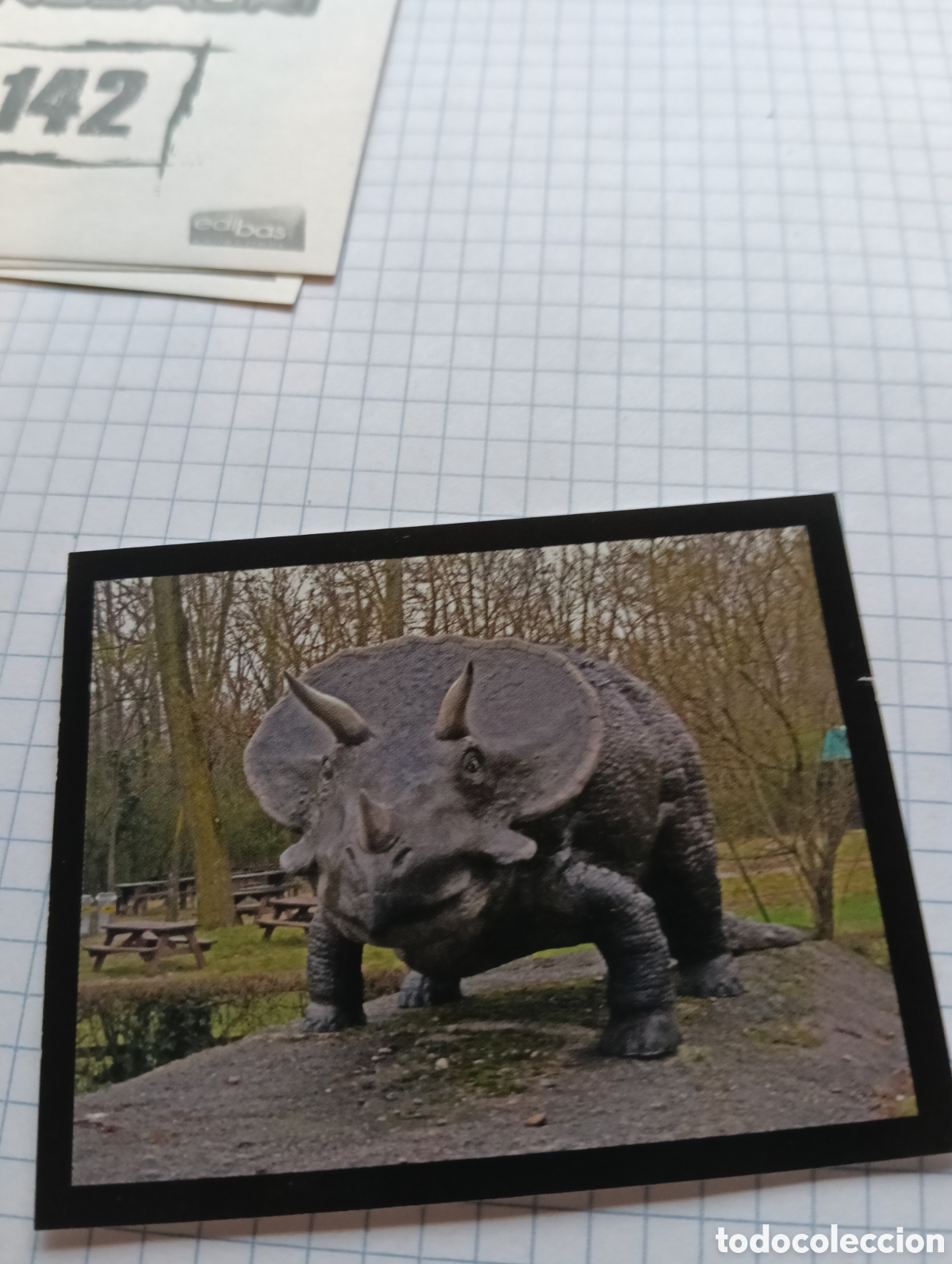 Collectable Antique Stickers: Cromo 139 Dinosauri Edibas 2013