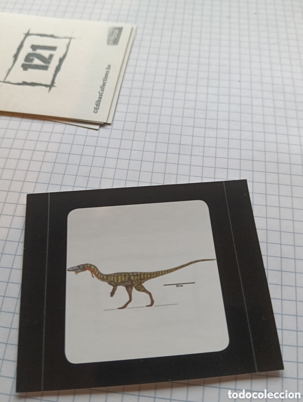 Collectable Antique Stickers: Cromo 87 Dinosauri Edibas 2013