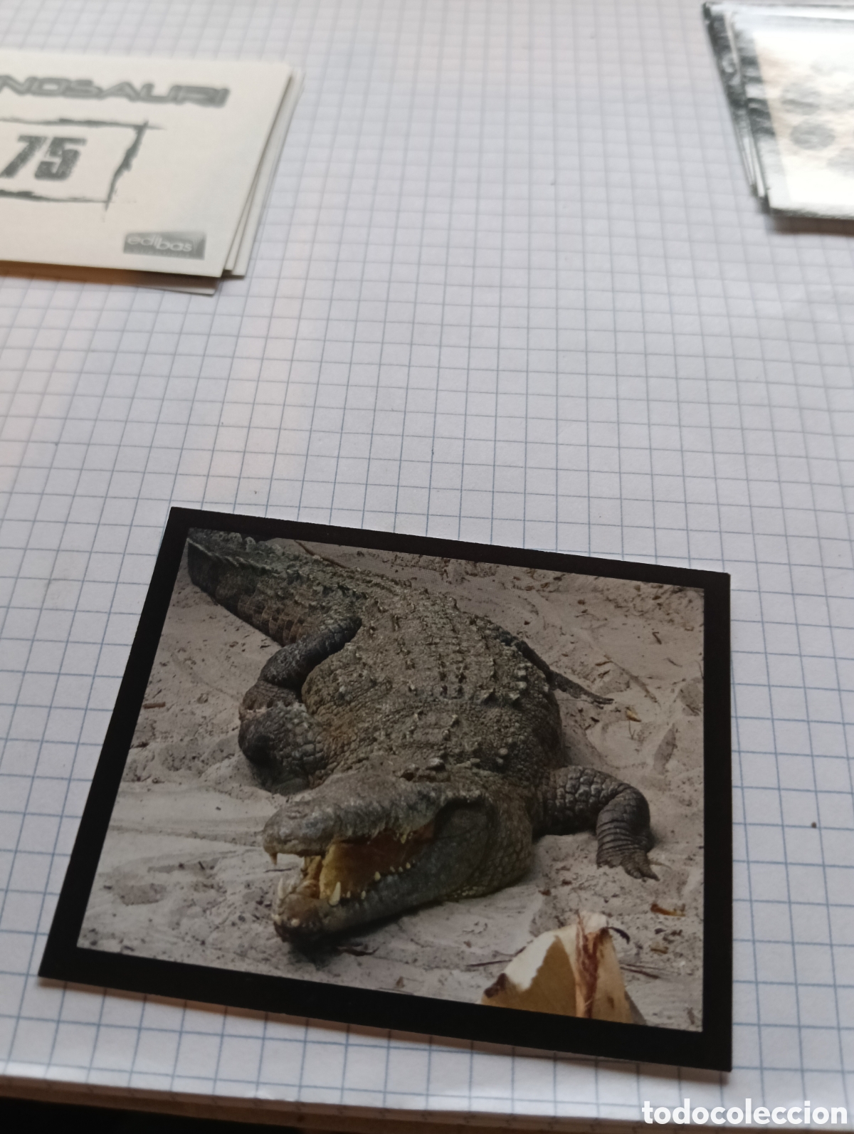 Coleccionismo Cromos antiguos: Cromo 73 Dinosauri Edibas 2013