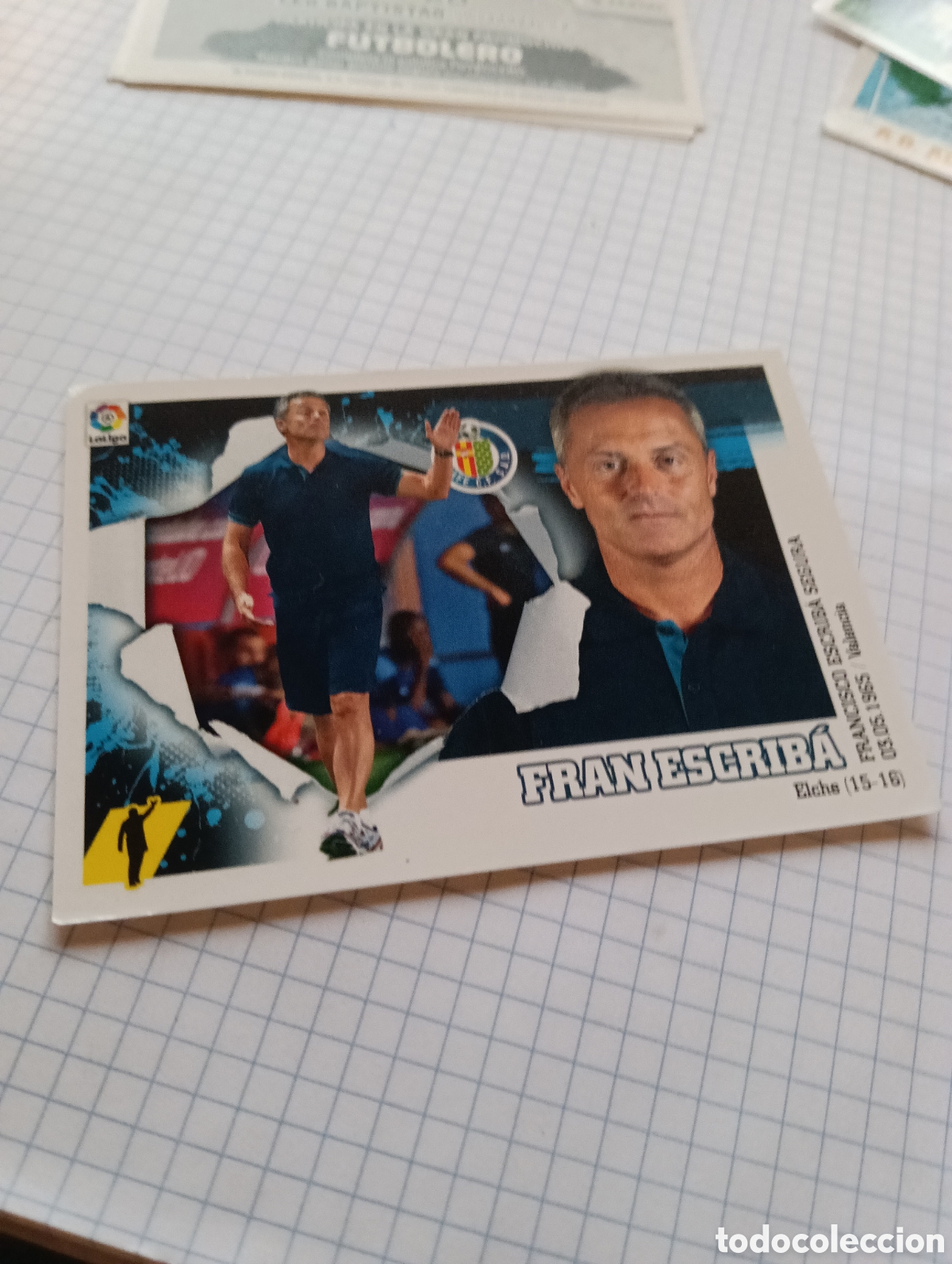 Collectionnisme Cartes &agrave; collectionner anciennes: Cromo 2 Getafe C.F LaLiga Este 2015-16 Panini
