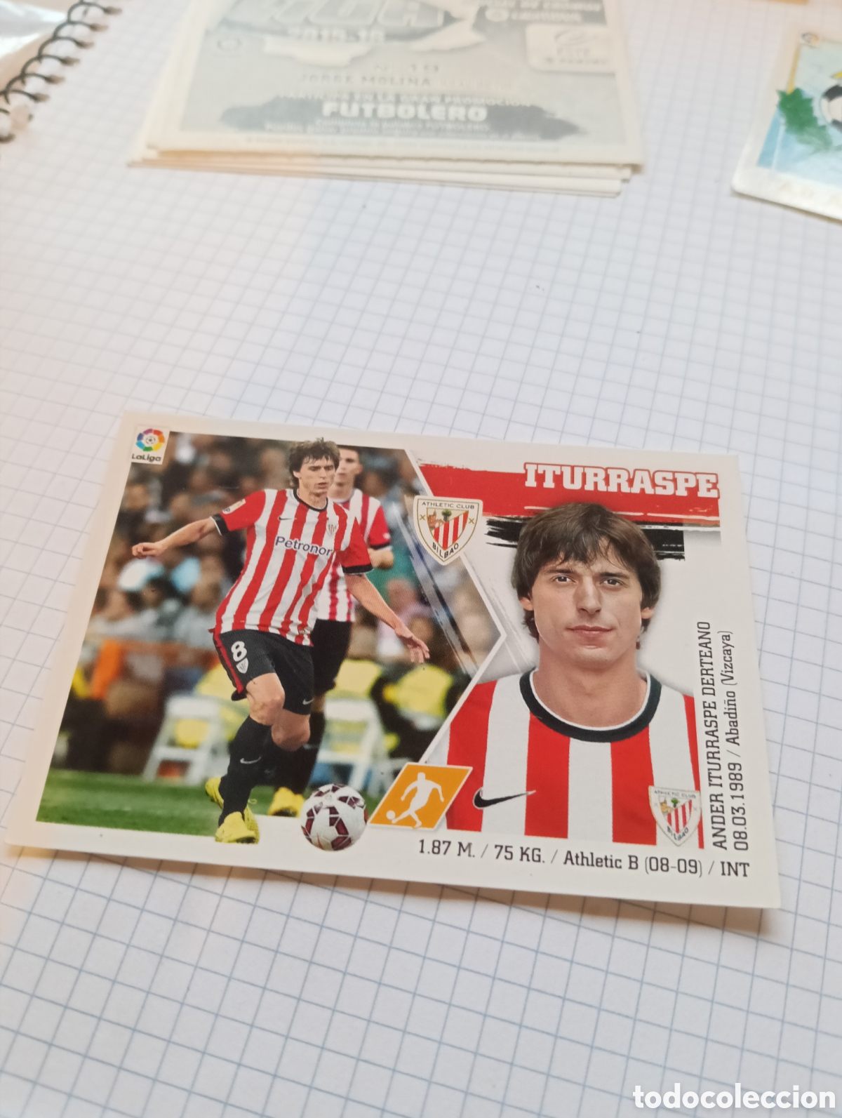 Coleccionismo Cromos antiguos: Cromo 13 Athletic Club LaLiga Este 2015-16 Panini