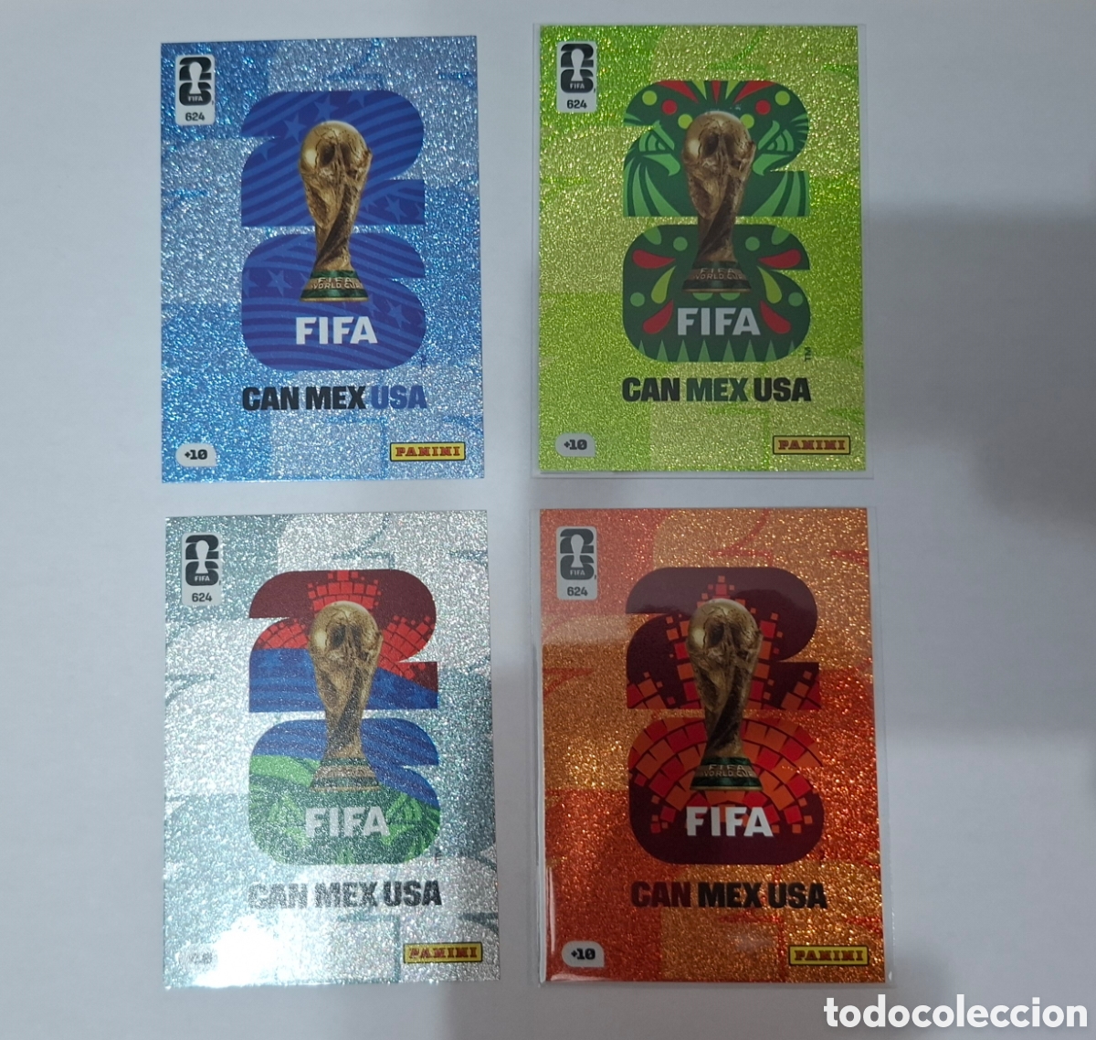 Sammeln alte Sammelbilder: Lote 4 trofeos 624 adrenalyn world cup 2026 versiones