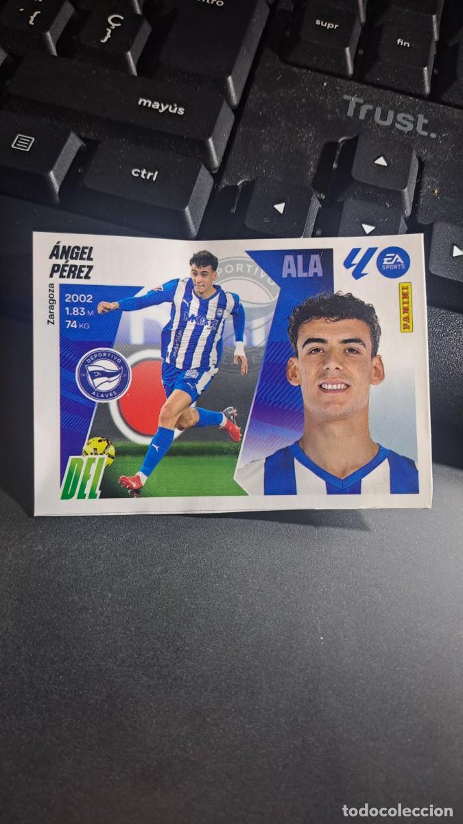Collectionnisme Cartes &agrave; collectionner anciennes: CROMO ANGEL PEREZ 1 MERCADO DE INVIERNO 1 ALAVES LIGA 2025 2026 25 26 ESTE PANINI NUNCA PEGADO