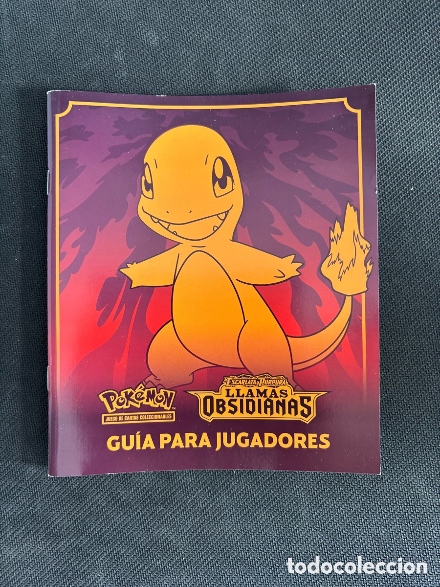 Coleccionismo Cromos antiguos: MANUAL GUIA ETB POKEMON TCG LLAMAS OBSIDIANAS