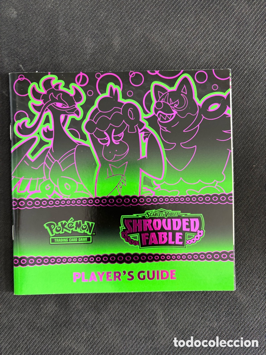 Coleccionismo Cromos antiguos: MANUAL GUIA ETB POKEMON TCG SHROUDED FABLE