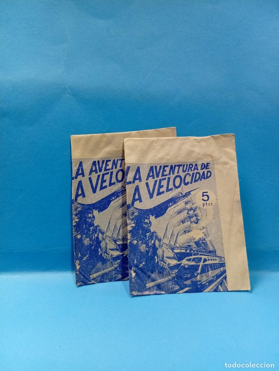 Coleccionismo Cromos antiguos: LA AVENTURA DE LA VELOCIDAD. LOTE DE 2 SOBRES DE CROMOS. CERRADOS. CROMOS BAGAN. VALENCIA.