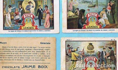 Collectionnisme Cartes &agrave; collectionner anciennes: LOTE DE CROMOS. CROMOS SUELTOS; 2,00 &euro;. LOS SIGNOS DEL ZODIACO. CHOCOLATES CHOCOLATE JAIME BOIX.