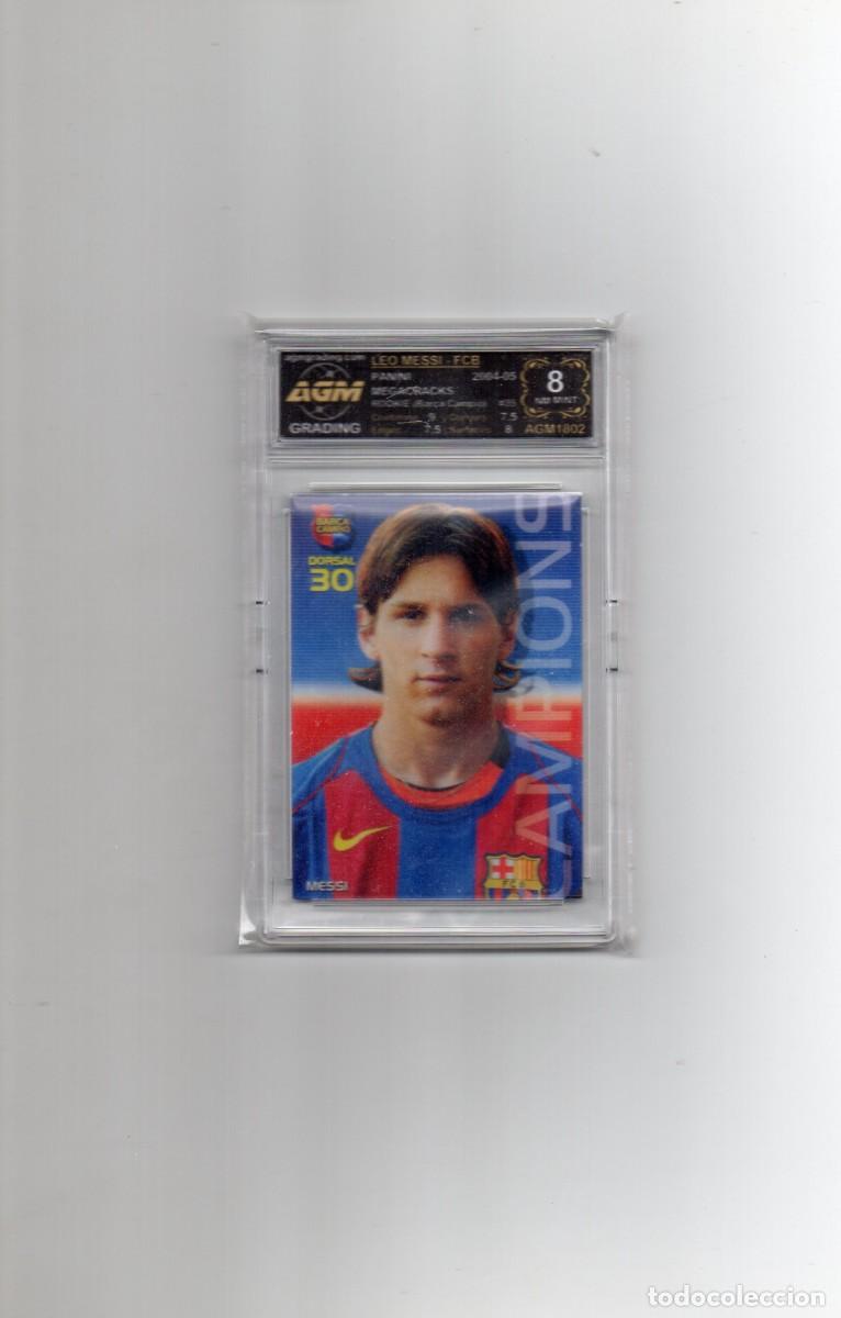 Coleccionismo Cromos antiguos: CROMO GRADEADO/GRADUADO CERTIFICADO DE MESSI CAMPI&Oacute; ROOKIE N&ordm; 35 &iexcl;&iexcl;IMPOSIBLE!!