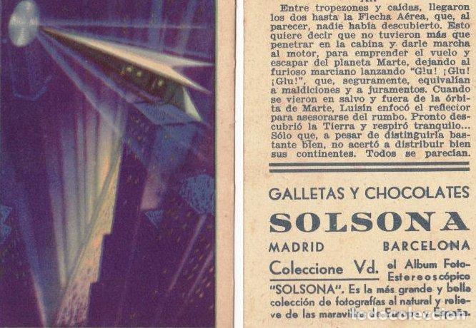 Collezionismo Figurine antiche: LOTE CROMOS. CROMOS SUELTOS; 0,80 &euro;. LA FLECHA AEREA. GALLETAS Y CHOCOLATES SOLSONA.