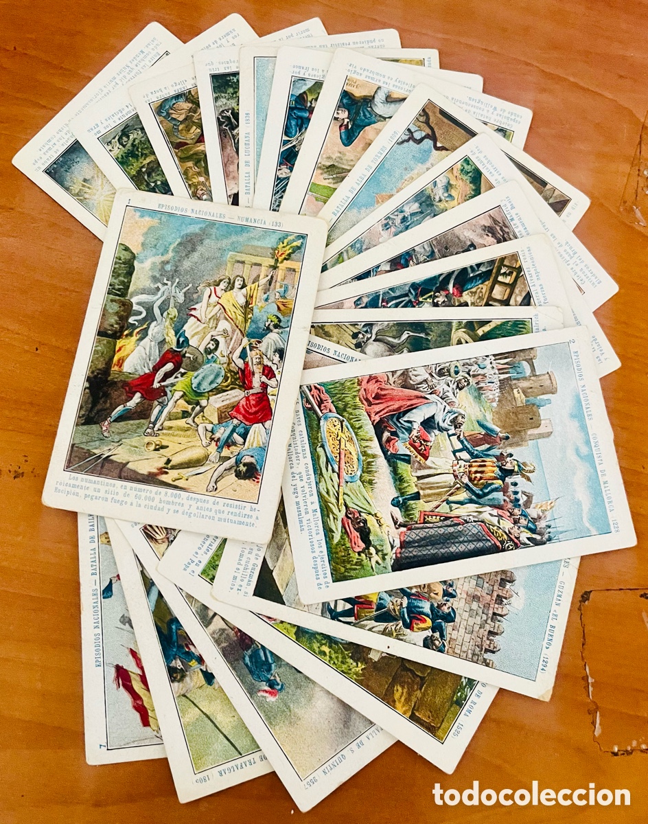Coleccionismo Cromos antiguos: COLECCI&Oacute;N EPISODIOS NACIONALES NUMANCIA (133), (TAPIOCAS Y PUR&Eacute;S FIGUERAS)