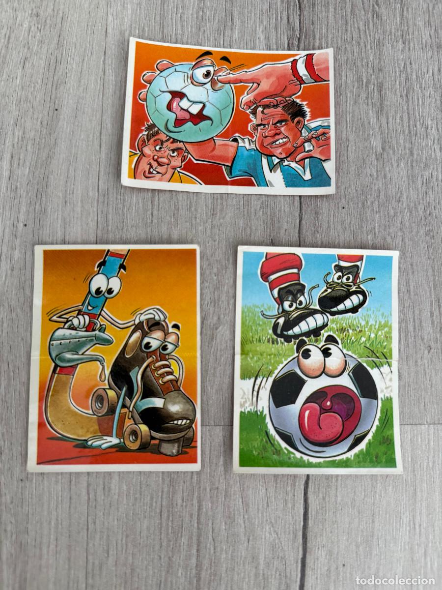 Coleccionismo Cromos antiguos: 3 cromos distintos Deportelocos de Panrico