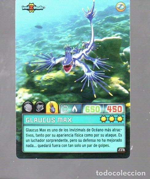 Coleccionismo Cromos antiguos: CROMO DE INVI Z IMALS Y PANINI DEL A&Ntilde;O 2009 DARK N&ordm; 228 GLAUCUS MAX