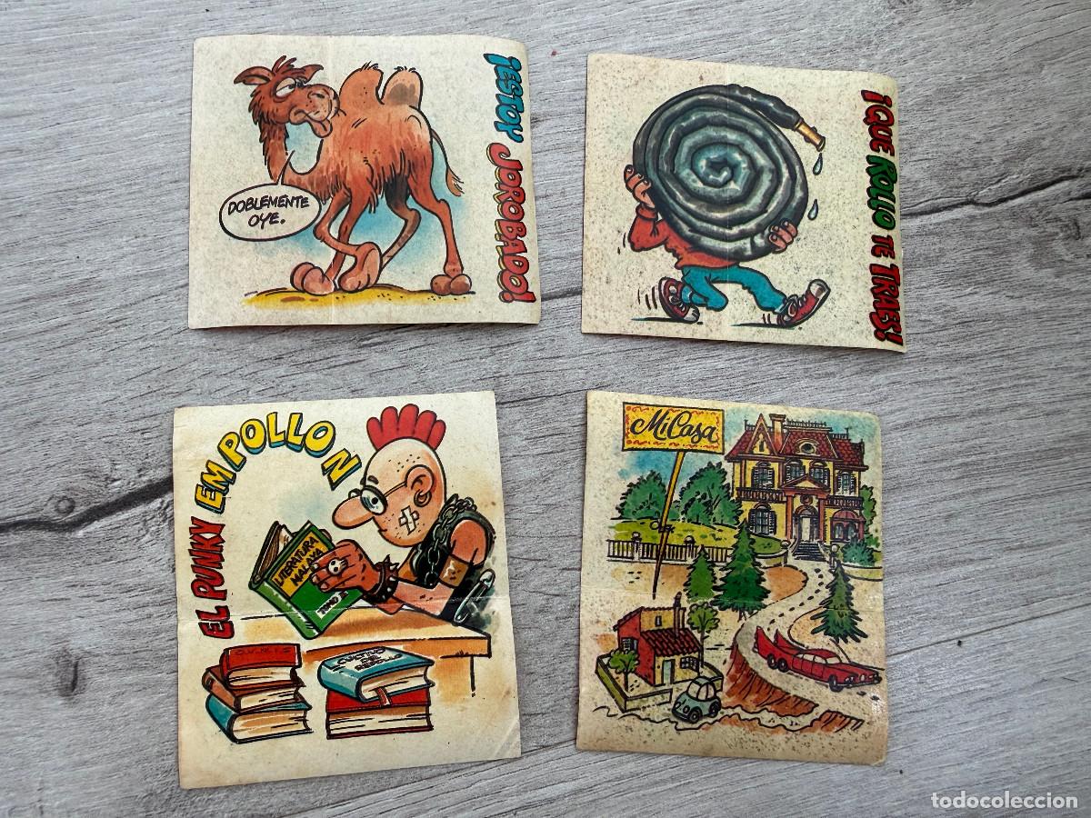 Coleccionismo Cromos antiguos: 4 cromos Stoppers Secre Puertas de Phoskitos