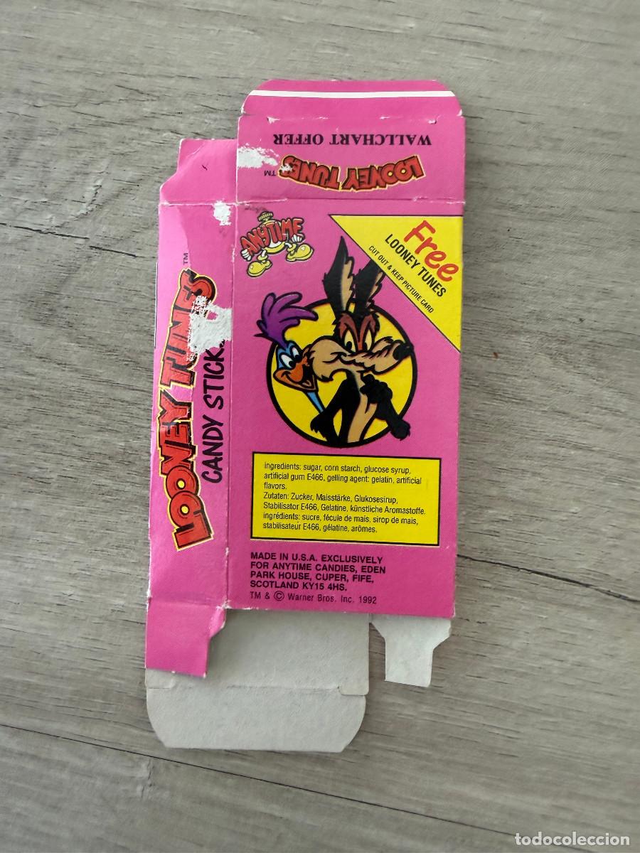 Coleccionismo Cromos antiguos: Cajita envoltorio chicle Candy Looney Tunes