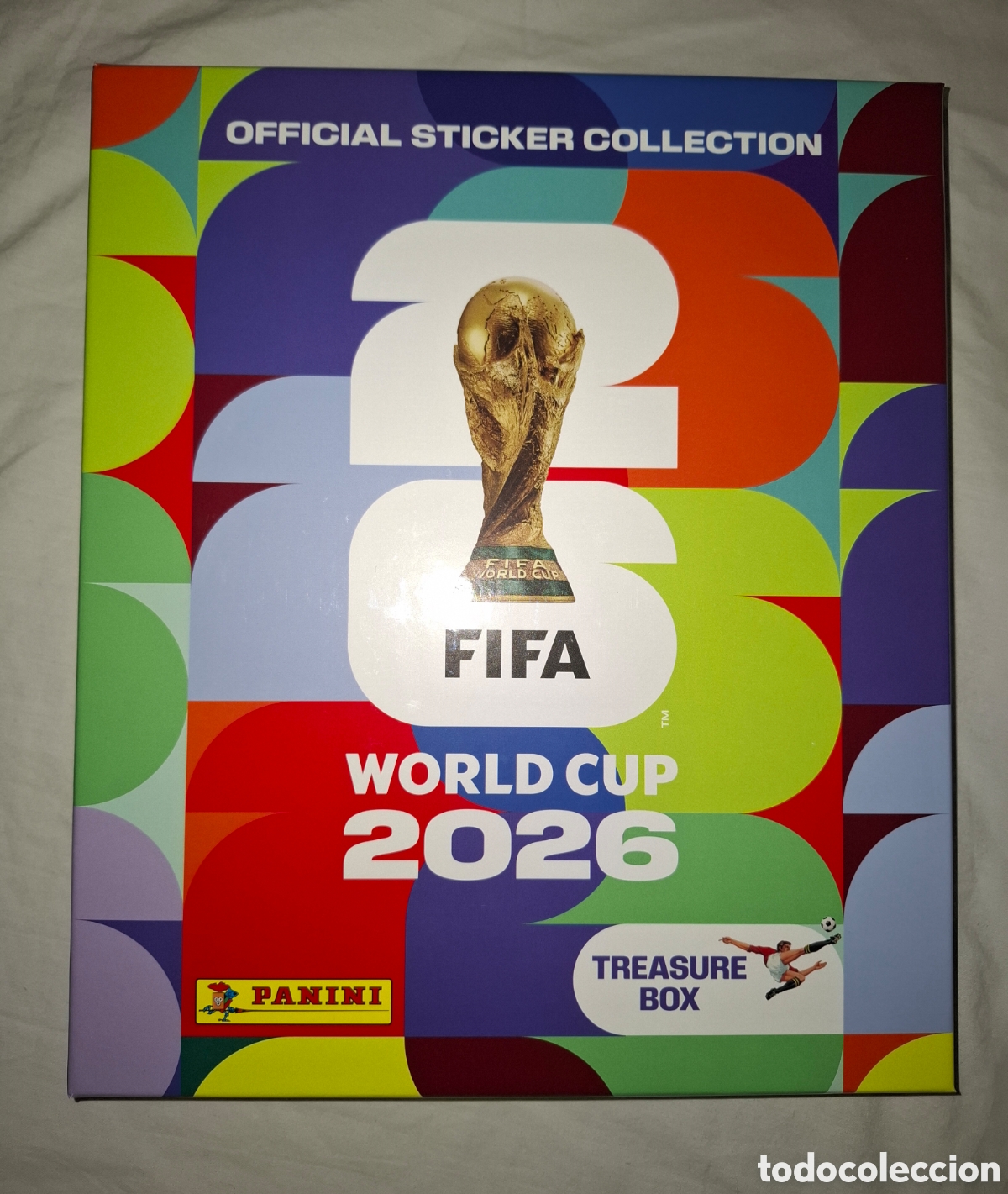 Coleccionismo Cromos antiguos: Treasure box panini world cup 2026 mundial ( tapa dura + 24 sobres)