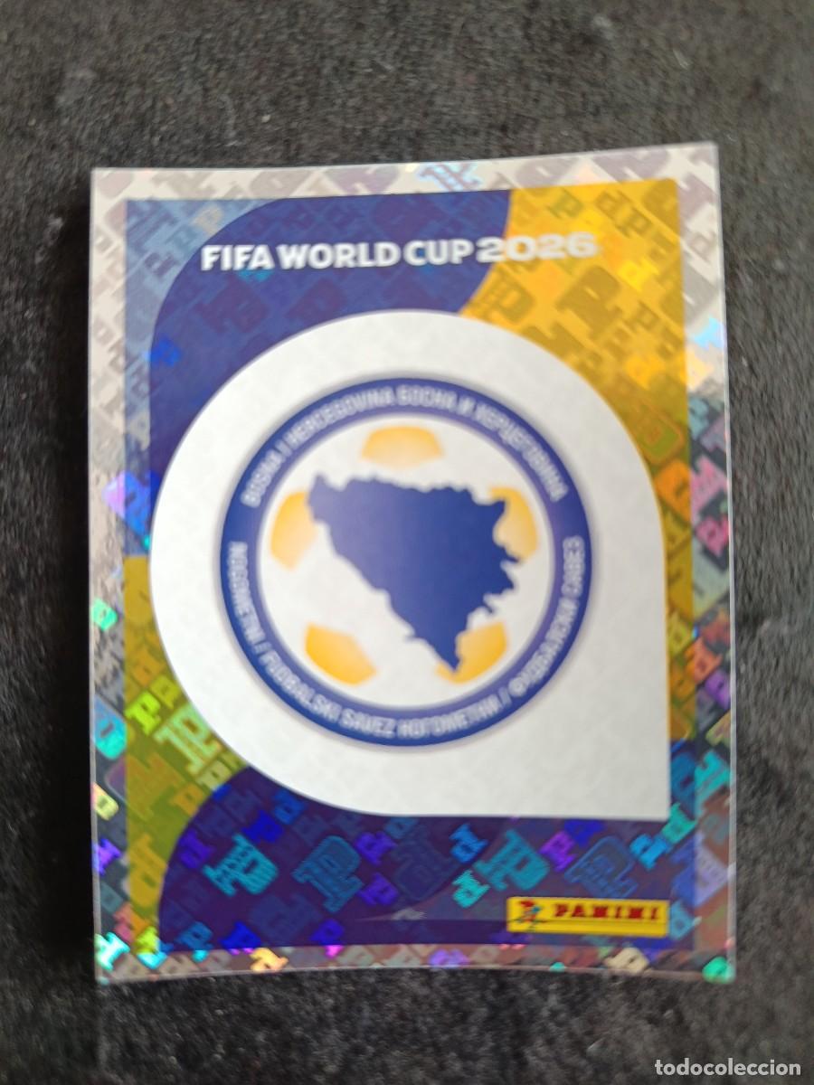 Coleccionismo Cromos antiguos: FIFA WORLD CUP 2026 PANINI. #BIH1. ESCUDO BOSNIA I HERCEGOVINA
