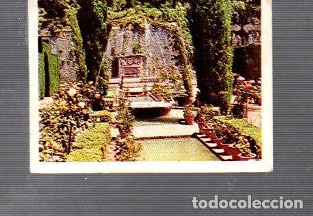 Coleccionismo Cromos antiguos: CROMO AS&Iacute; ES MI PATRIA N&deg;39 PATIO DE JARDINES BAJOS DEL GENERALIFE SIN PEGAR SIN PUBLICIDAD DE 1967