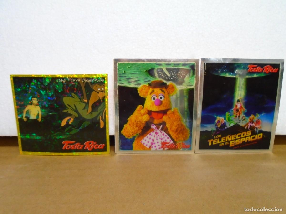 Coleccionismo Cromos antiguos: LOTE DE 3 CROMOS EDITADOS POR TOSTA-RICA(CUETARA)EL DORADO(1) Y DEL ESPACIO(2) 1999.