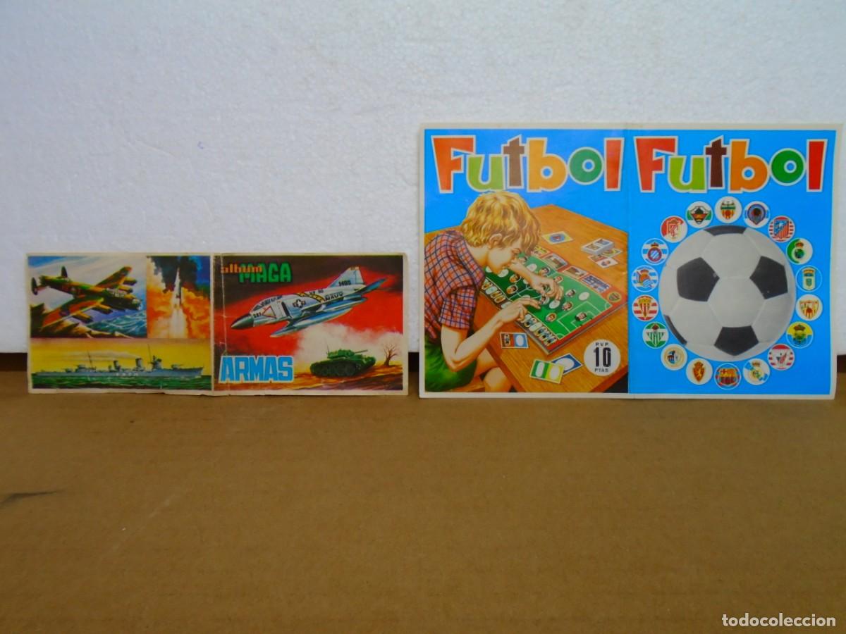 Coleccionismo Cromos antiguos: PASQUINES PROMOCIONALES DE CROMOS DE FUTBOL Y MAGA,A&Ntilde;OS 70.