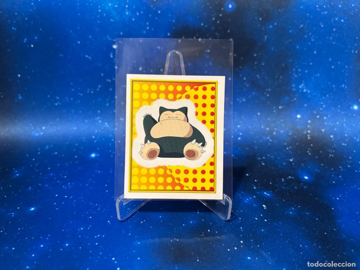 Coleccionismo Cromos antiguos: Pok&eacute;mon Merlin Collections 2000 N&ordm;107 Snorlax Sticker Original Vintage Nintendo