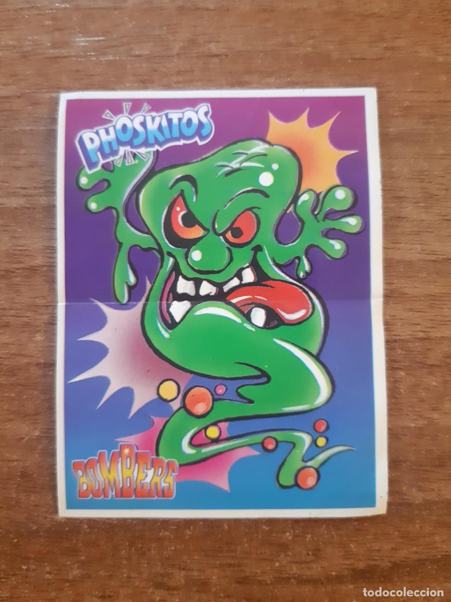 Colecionismo Cromos antigos: CROMO ADHESIVO COLECCI&Oacute;N BOMBERS 1 PUNTO PHOSKITOS A&Ntilde;O 1996. SIN PEGAR