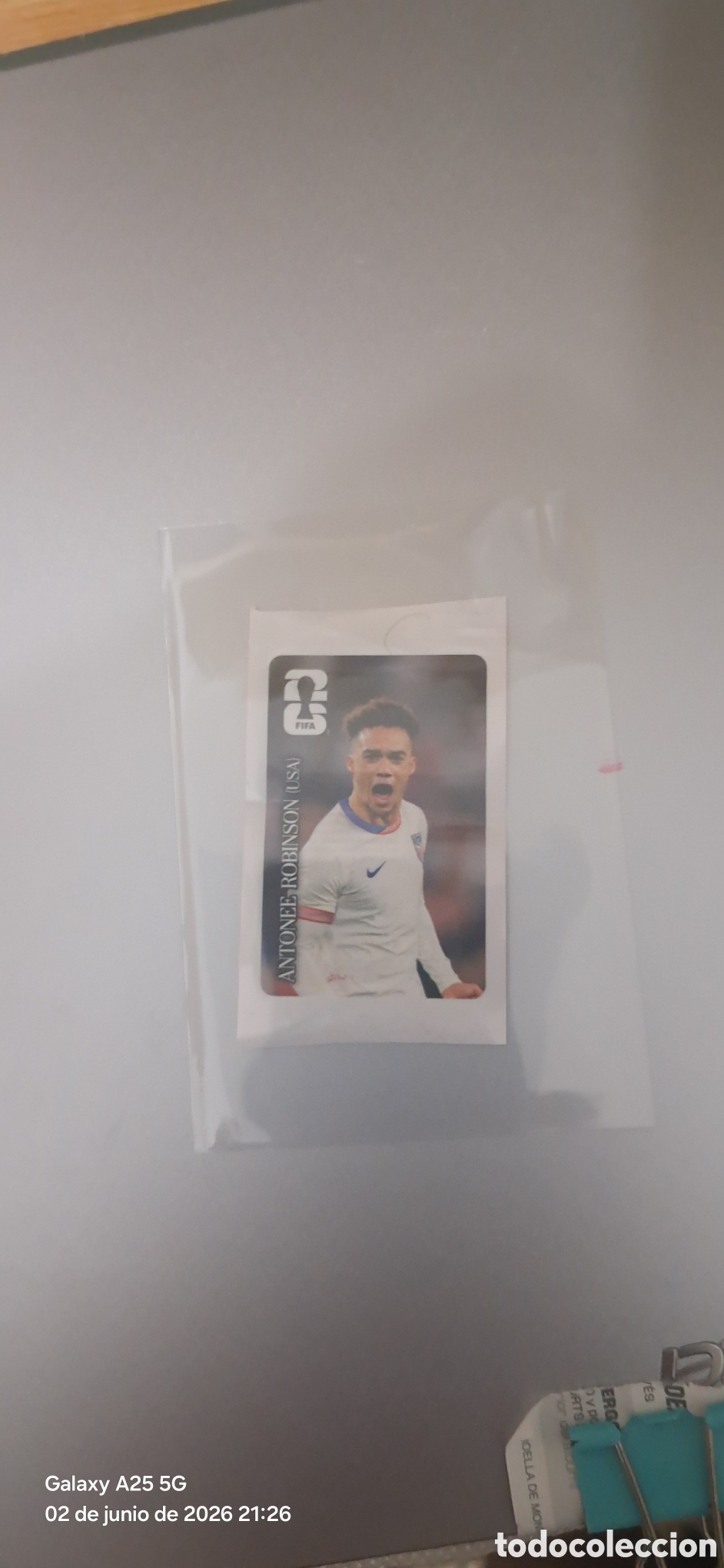 Coleccionismo Cromos antiguos: CROMO COCACOLA MUNDIAL 2026 ANTONEE ROBINSON