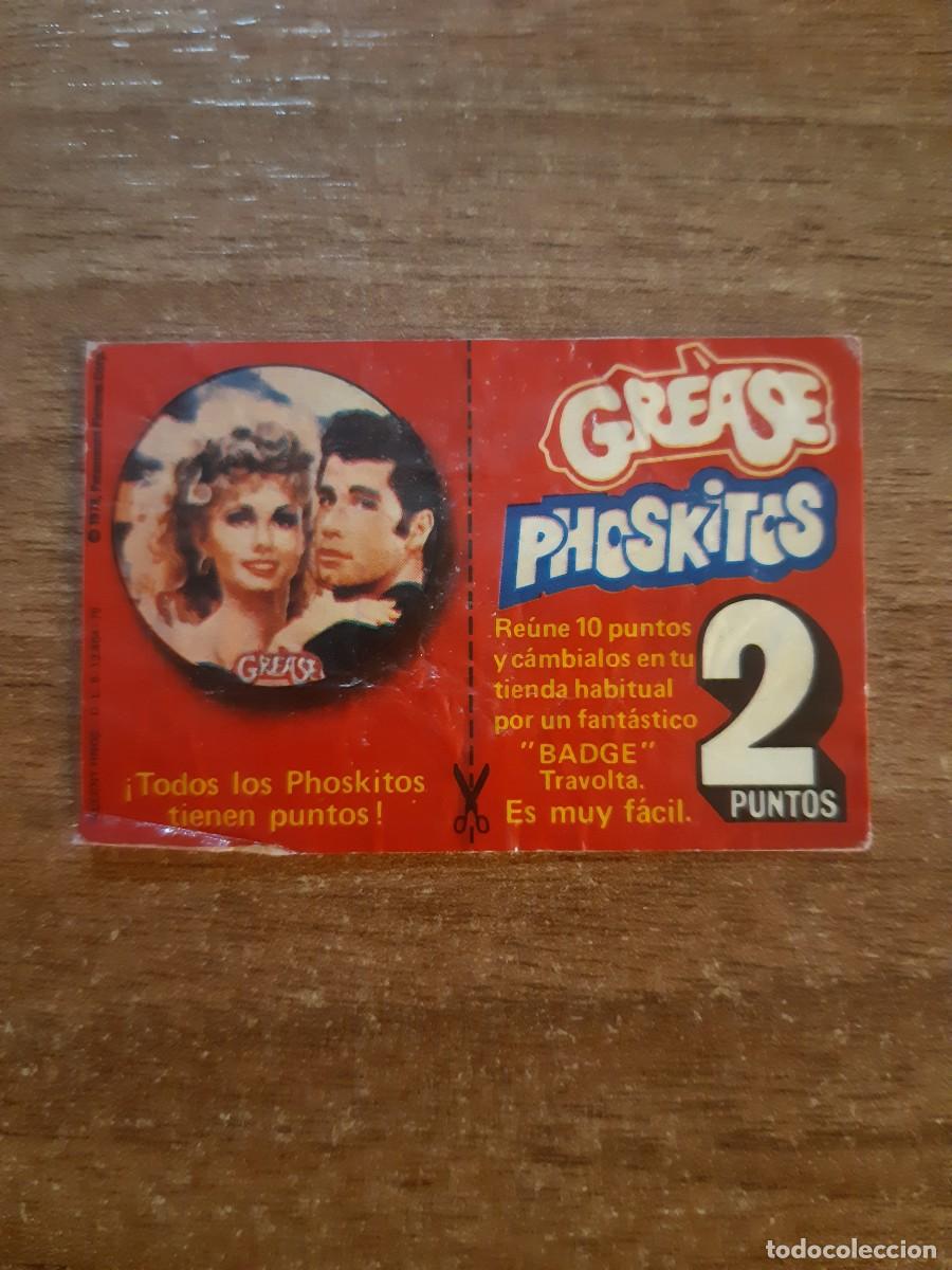 Coleccionismo Cromos antiguos: CROMO GREASE PHOSKITOS 2 PUNTOS A&Ntilde;O 1978. SIN PEGAR